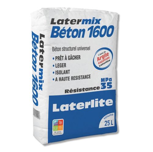 Latermix Béton 1600 : hormigón ligero estructural HL35