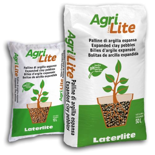 Laterlite Agri: Bolas de Arcilla Expandida para jardinería e hidroponía