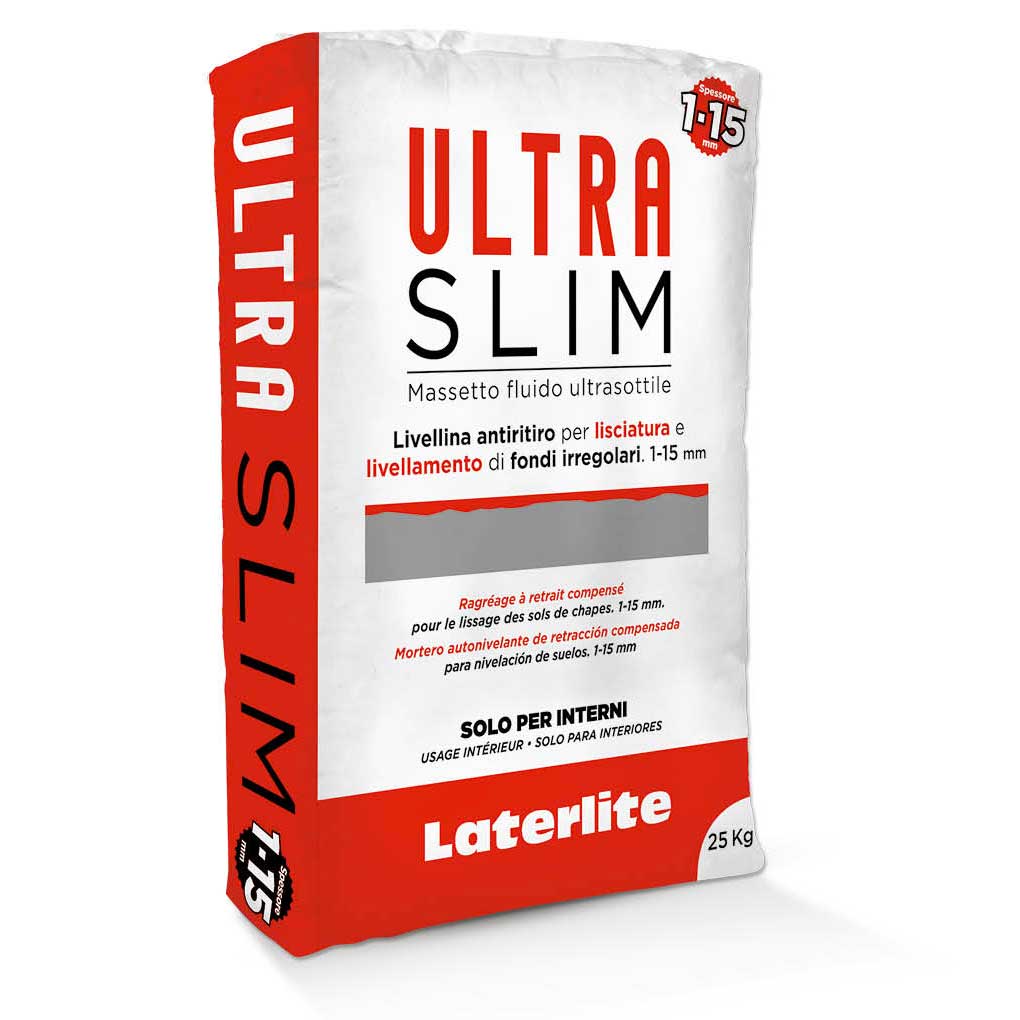 ultraSLIM: Pasta niveladora para suelos interiores | Laterlite