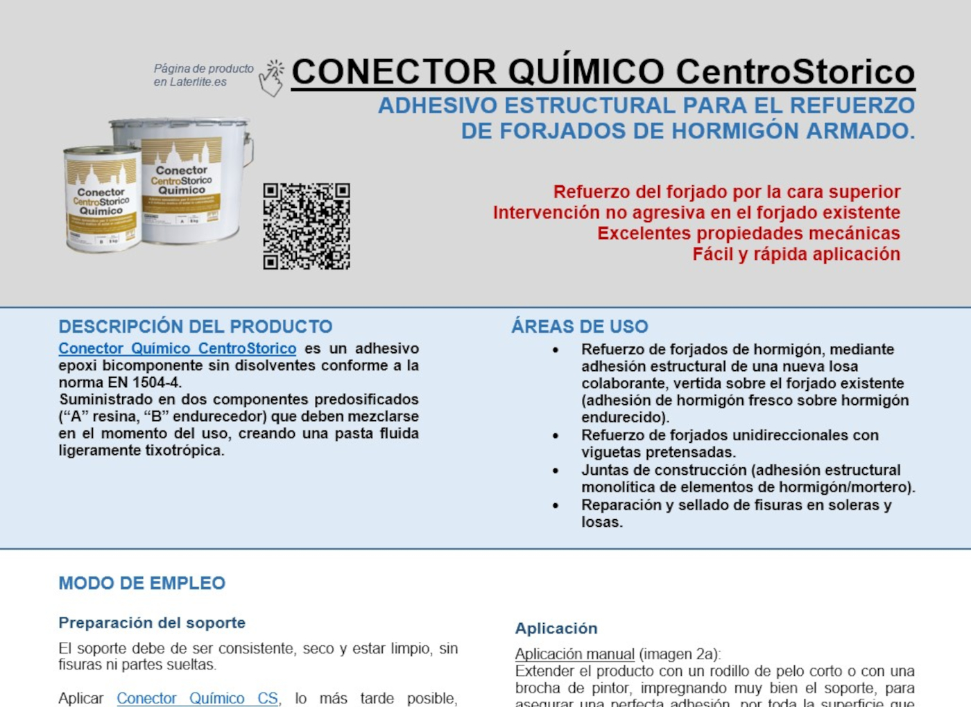 Ficha Técnica Conector Quimico CentroStorico